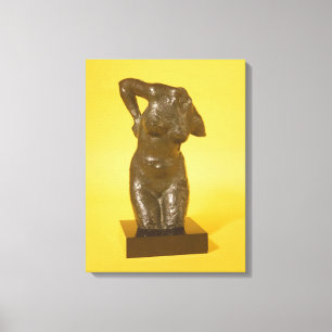 Torso (brons), canvastryck