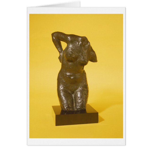 Torso (brons) hälsningskort (Framsidan)