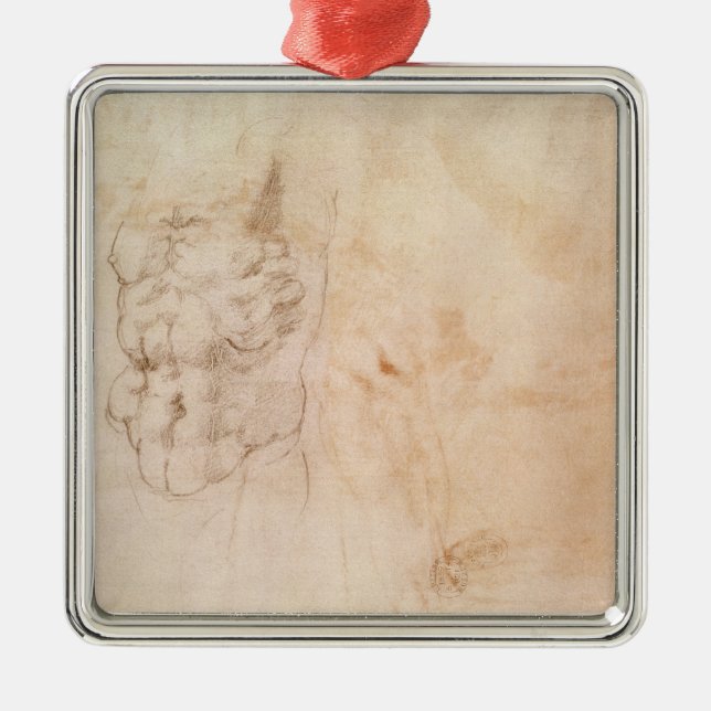 Torsostudie Julgransprydnad Metall (Framsidan)