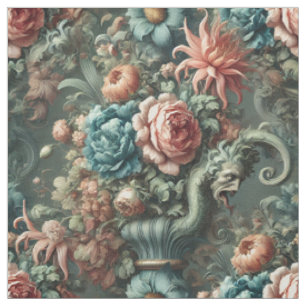 Törst-Gothic Påstående Tile Tyg