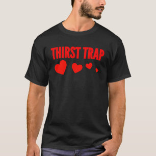 Törst svällande Trendig Social Person Hearts T Shirt