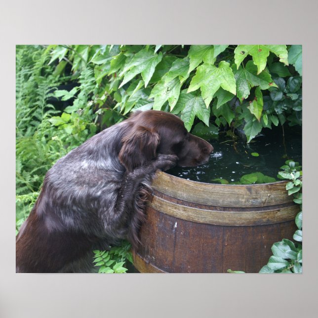 Törstigt efter arbete poster (Framsidan)