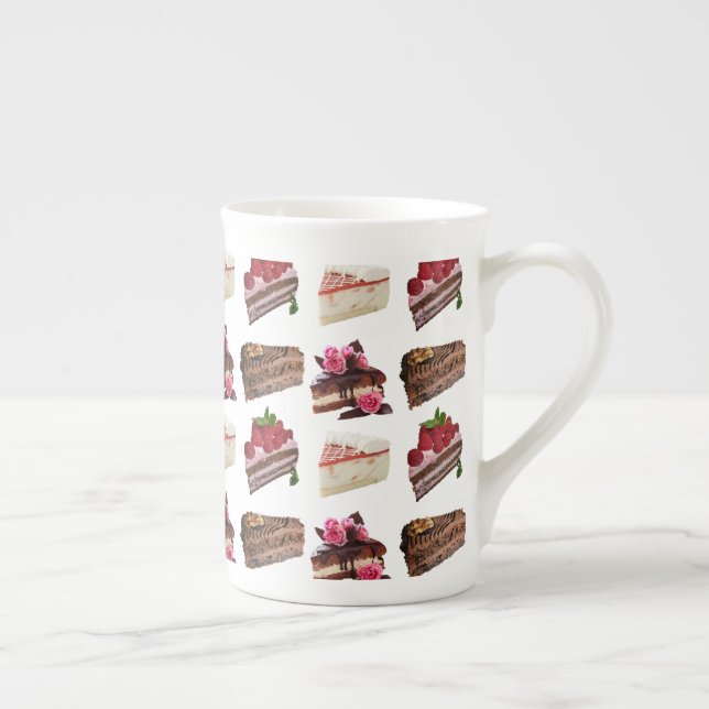 Torta kärleksval benporslin mugg (Höger)
