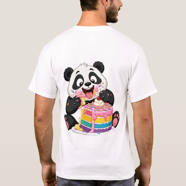 Tortälskande Panda T Shirt (Baksida)
