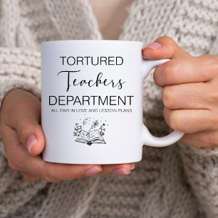 Torterad läraravdelning i min lärartid mugg