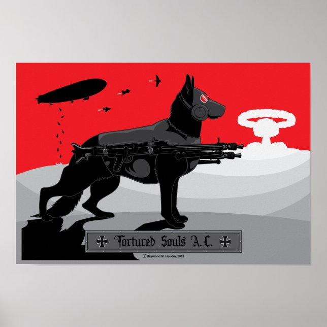 "Torterade själar A.C." GSD Poster (Framsidan)