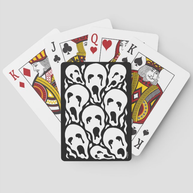 Torterade själars konstiga skräckkonst casinokort (Baksidan)