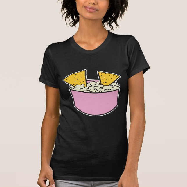 tortilla chip i dip tee (Framsida)