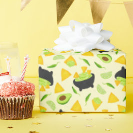 Tortilla Chip och Guacamole Mönster Presentpapper