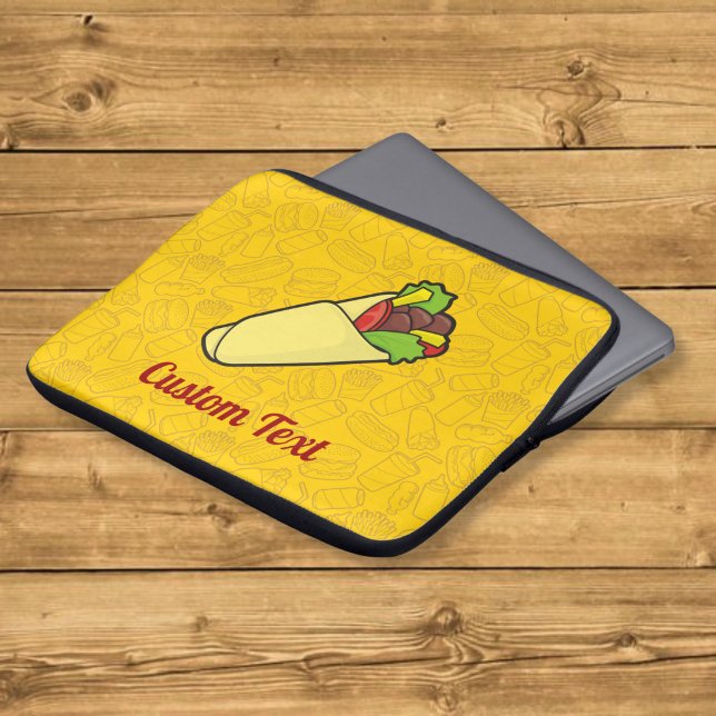 Tortilla Sandwich Wrap Bärbar Dator Fodral (Skapare uppladdad)