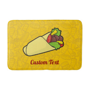 Tortilla Sandwich Wrap Bathroom Mat Badrumsmatta