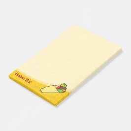 Tortilla Sandwich Wrap Post-it Block