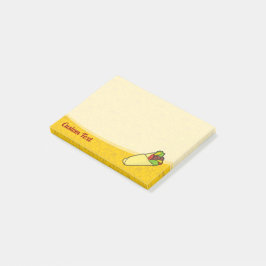 Tortilla Sandwich Wrap Post-it Block