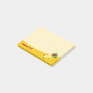 Tortilla Sandwich Wrap Post-it Block