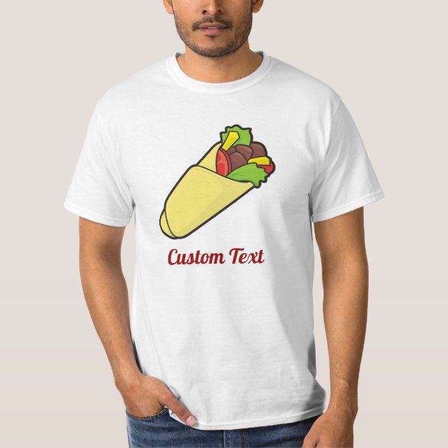 Tortilla Sandwich Wrap T-Shirt (Framsida)
