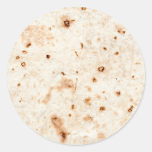 Tortilla-snäcka Runt Klistermärke