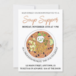 Tortilla Soppa Cookoff Konkurrensleverantörer Livs Inbjudningar