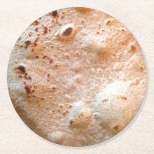 Tortilla Underlägg Papper Rund