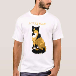 Tortitud Tortie Cat Manar Basic T-Shirt