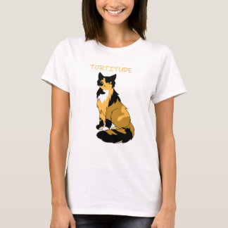 Tortitud Tortie Cat Women's Basic T-Shirt