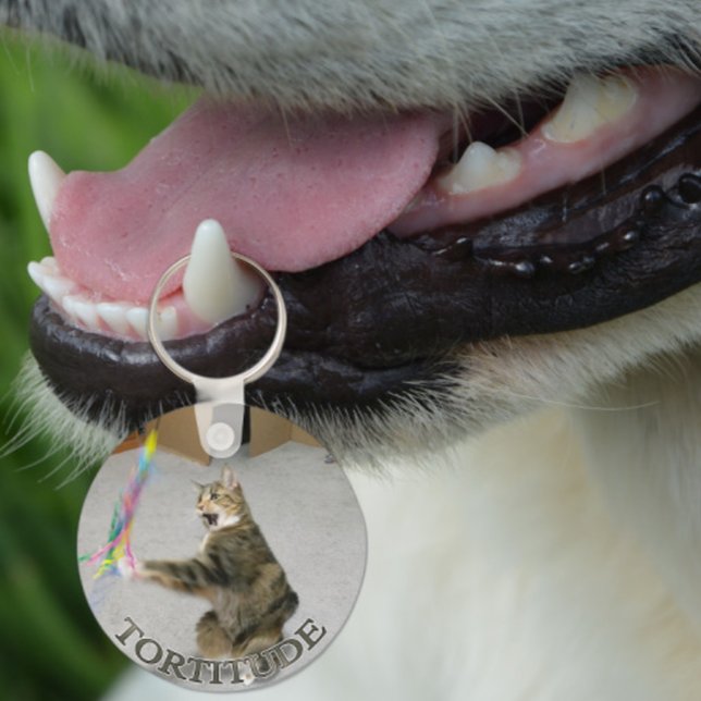 Tortitude cat keychain nyckelring (Skapare uppladdad)