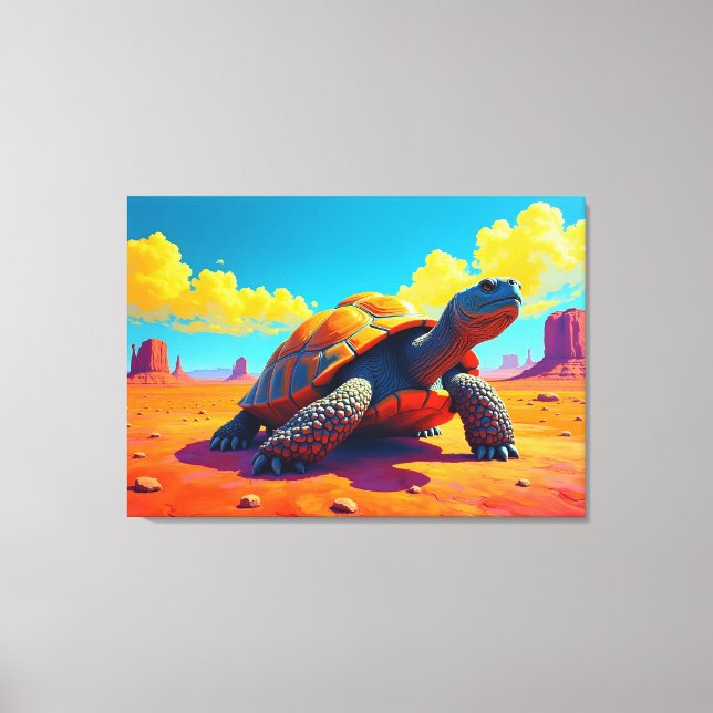 Tortoise Canvastryck (Framsida)