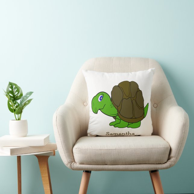 Tortoise Design Personalised Kudde (Stol)