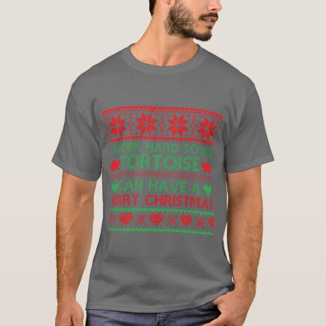 Tortoise julklapp t shirt (Framsida)