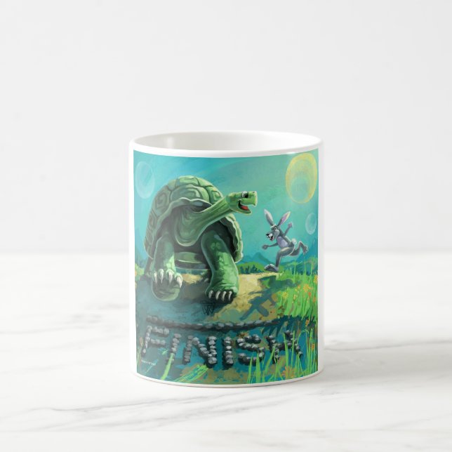 Tortoise och Hare Art Kaffemugg (Center)