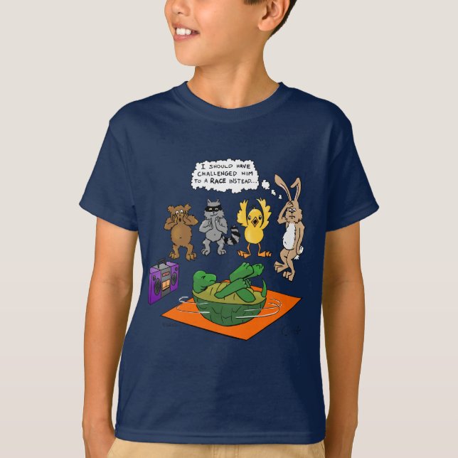Tortoise och Hare Revisted Tee Shirt (Framsida)