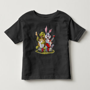 Tortoise och Hare Rock and roll T Shirt