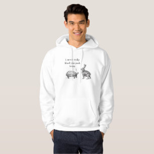 Tortoise och Hare torr humor Sweatshirt Hoodie