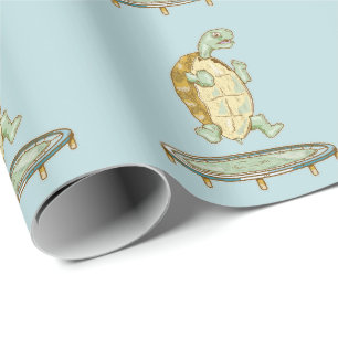 Tortoise på en spårvagn presentpapper