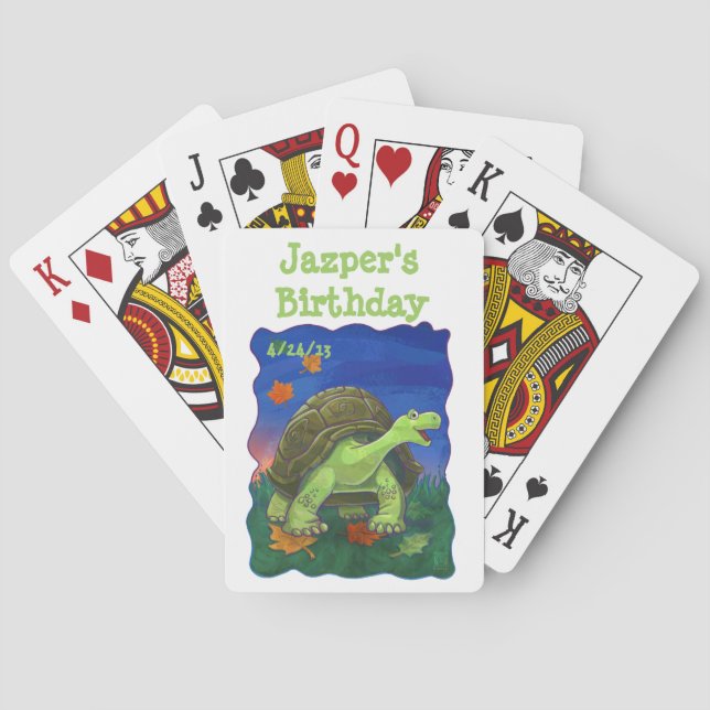 Tortoise Party Centre Casinokort (Baksidan)