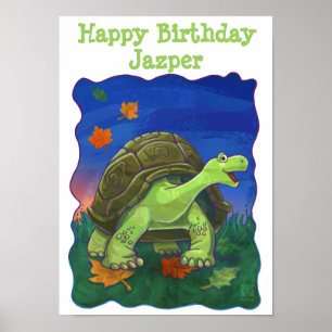 Tortoise Party Centre Poster