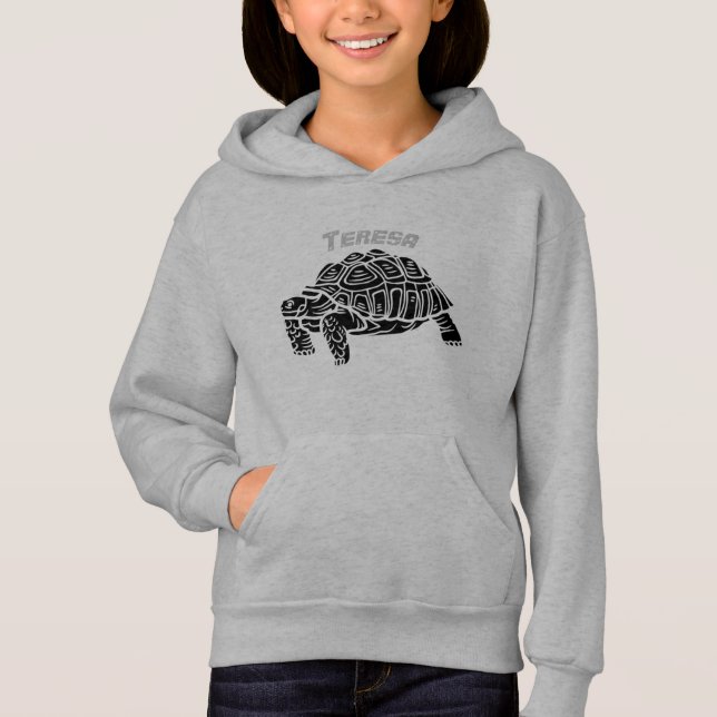 Tortoise personifierar namn-tröjan t shirt (Framsida)