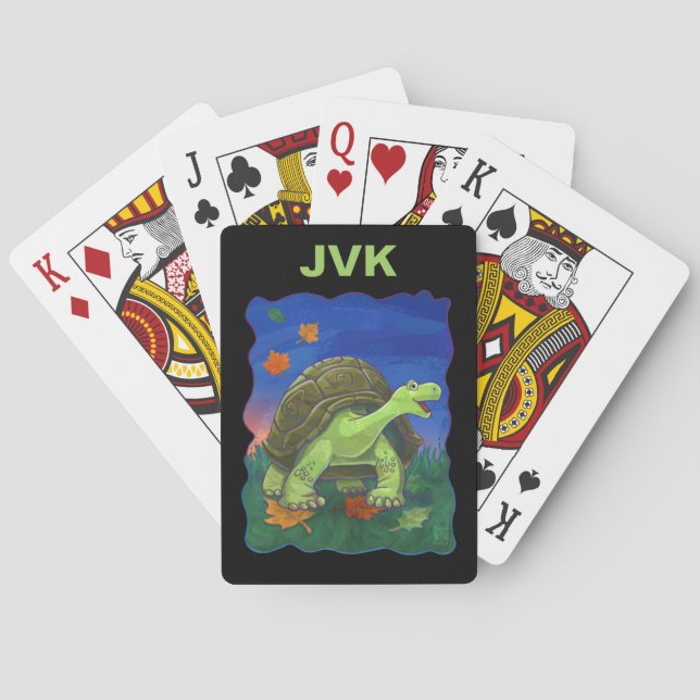 Tortoise-presentationer och tillbehör casinokort (Baksidan)