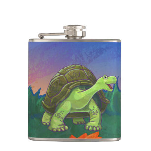 Tortoise-presentationer och tillbehör fickplunta
