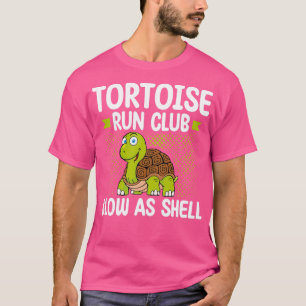 Tortoise Running Klubb Slow As Snäcka Springer Mar T Shirt