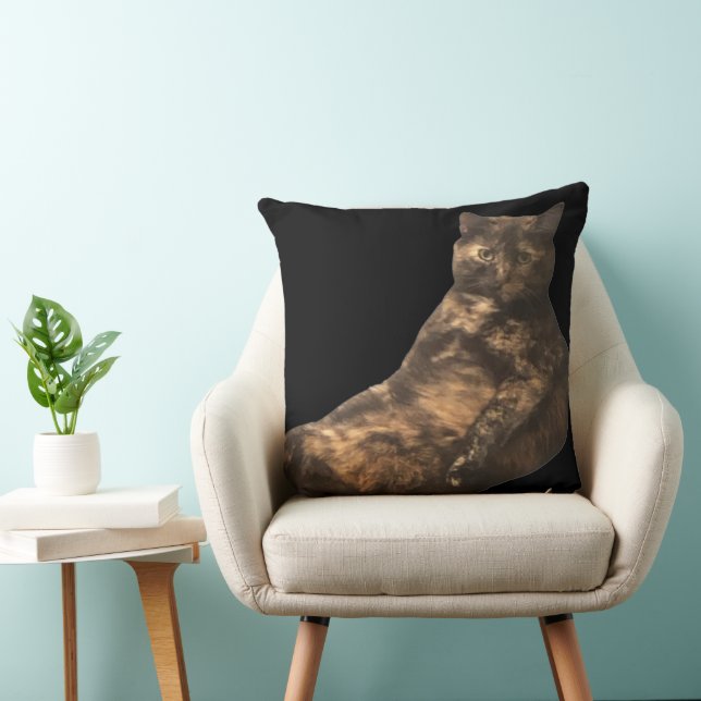 Tortoise-shell Cat Pillow Kudde (Stol)