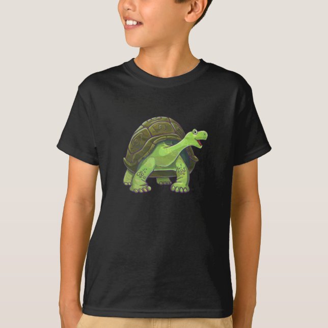Tortoise Sihouette Svan T-Shirts (Framsida)