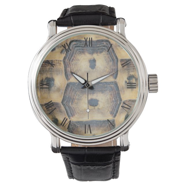Tortoise Snäcka Mönster Armbandsur (Framsida)
