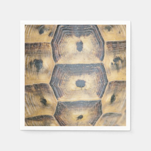 Tortoise Snäcka Mönster Pappersservett (Framsidan)