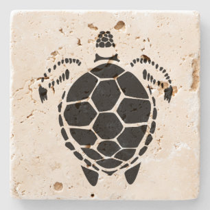 Tortoise-Snäckan i Svarta havet Underlägg Sten