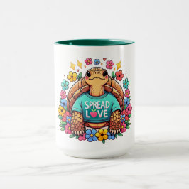 Tortoise Spread Kärlek | Mugg