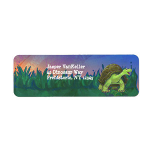 Tortoise Stationery Returadress Etikett
