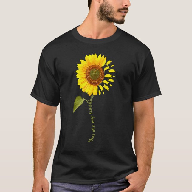 Tortoise Sunflower T Shirt (Framsida)