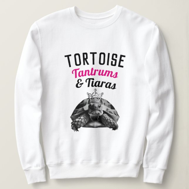 Tortoise Tantrums & Tiaras | Sötskjorta T Shirt (Design framsida)