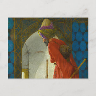 Tortoise Trainer, 1906 av Osman Hamdi Bey Vykort