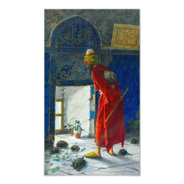 Tortoise Trainer 2 | Osman Hamdi Bey | Fototryck (Framsidan)